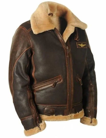 Warm Classic Pilot Jacket For Men