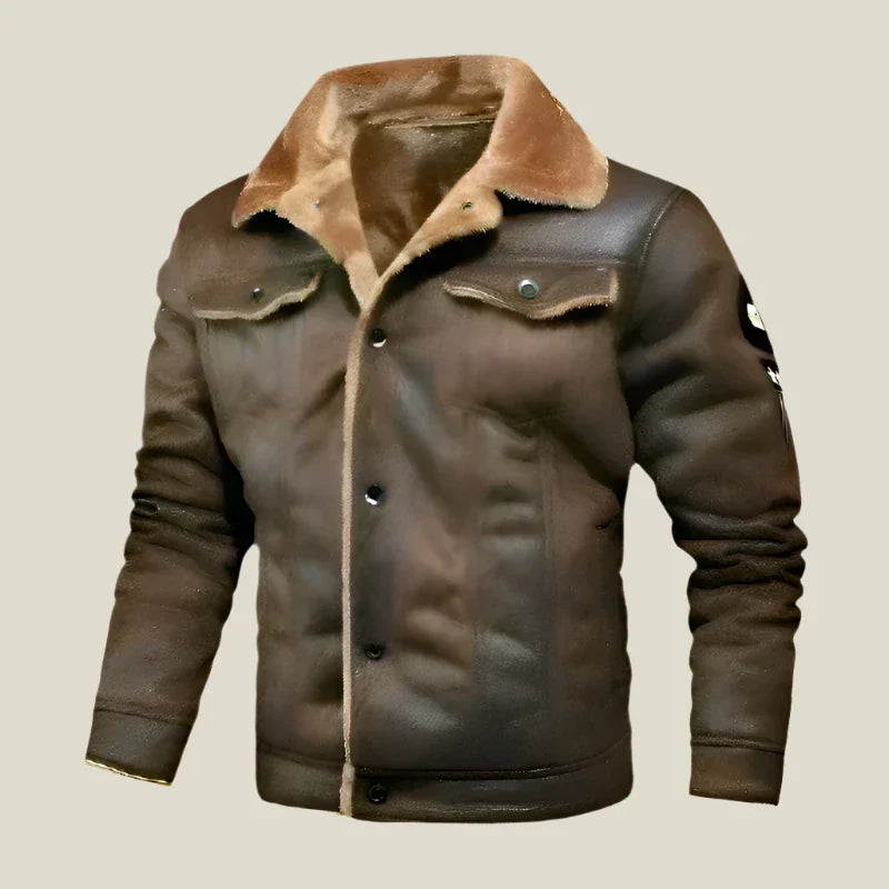 Gabe | Vintage Men's Winter Jacket With Fleece Lining