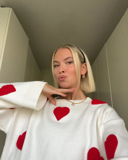 Jamy | Oversized Heart Jumper