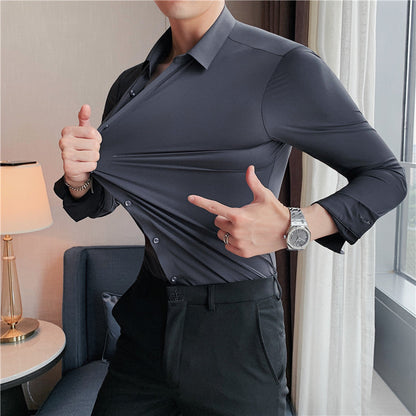 Harry | Wrinkle-Proof Stretch Shirt For Men