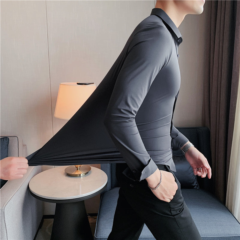 Harry | Wrinkle-Proof Stretch Shirt For Men