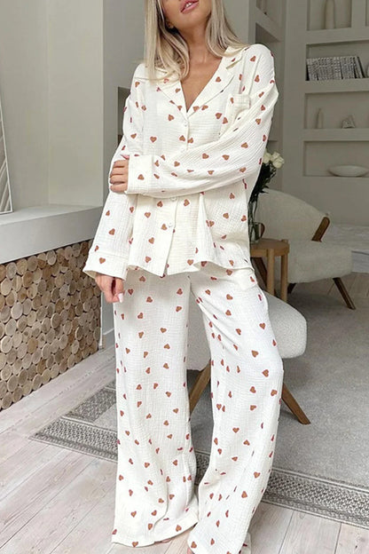 Elegant Heart Pyjamas For Women