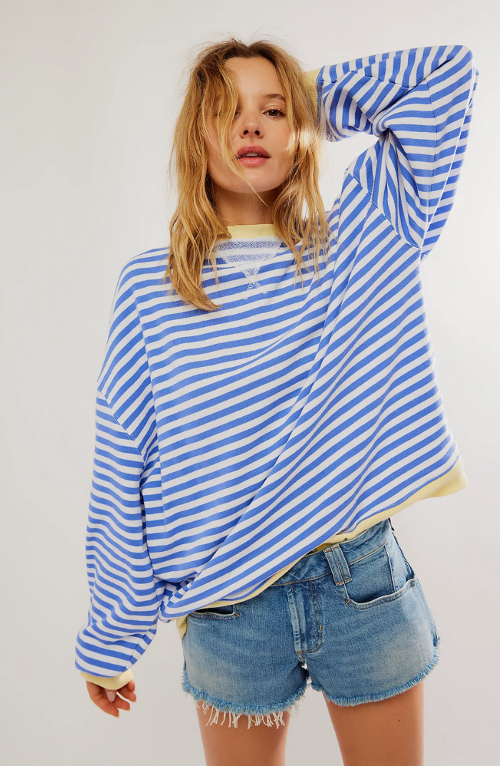 Zarah | Striped Oversized Pullover For Women