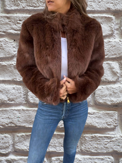 Eli | Trendy Faux Fur Jacket