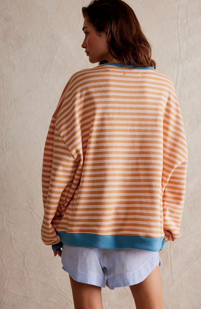 Zarah | Striped Oversized Pullover For Women