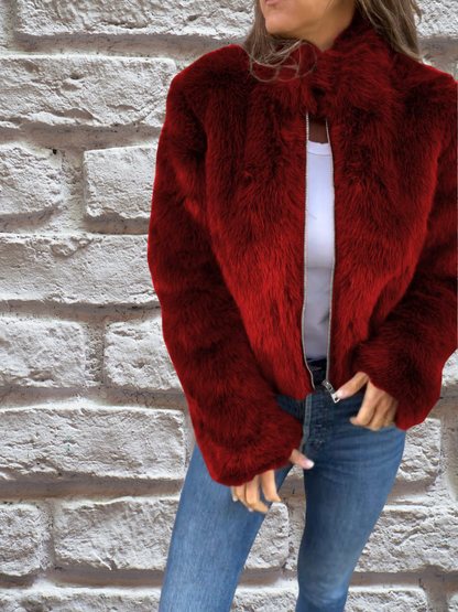 Eli | Trendy Faux Fur Jacket