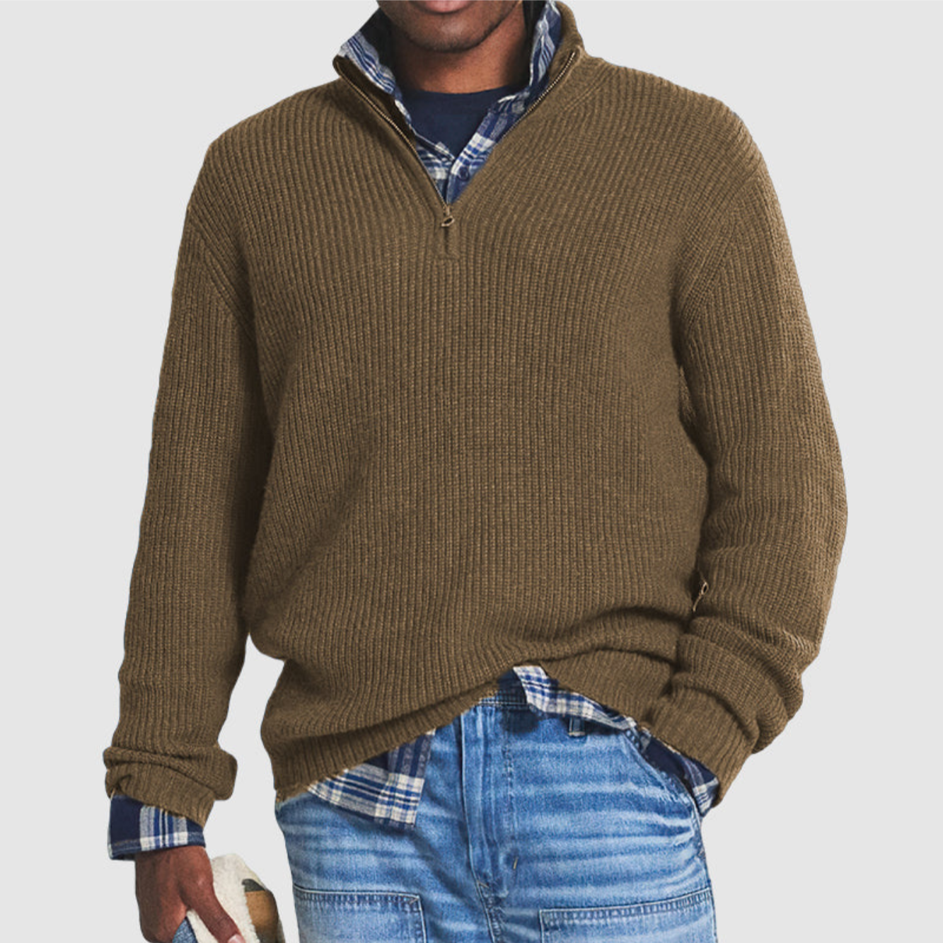 Jason | Stylish Halfzip Sweater