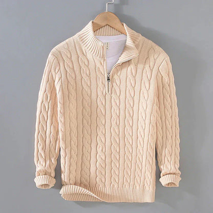 Harry | Stylish Knitted Halfzip-sweater