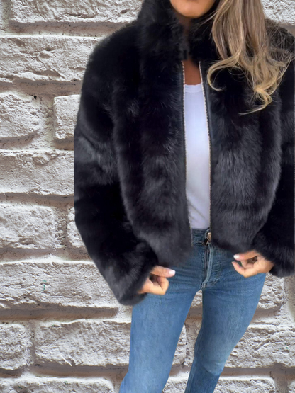 Eli | Trendy Faux Fur Jacket