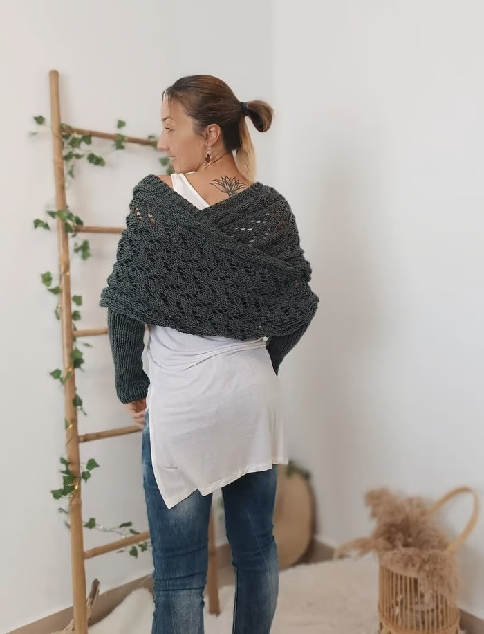 Alice | Knitted Stylish Wrap Cloth