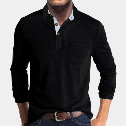 Harry | Classic Long-sleeve Polo Shirt