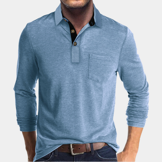 Harry | Classic Long-sleeve Polo Shirt