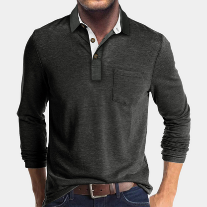 Harry | Classic Long-sleeve Polo Shirt