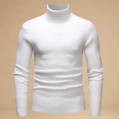 Floris | Chic Turtleneck With Cable Design