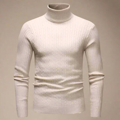 Floris | Chic Turtleneck With Cable Design