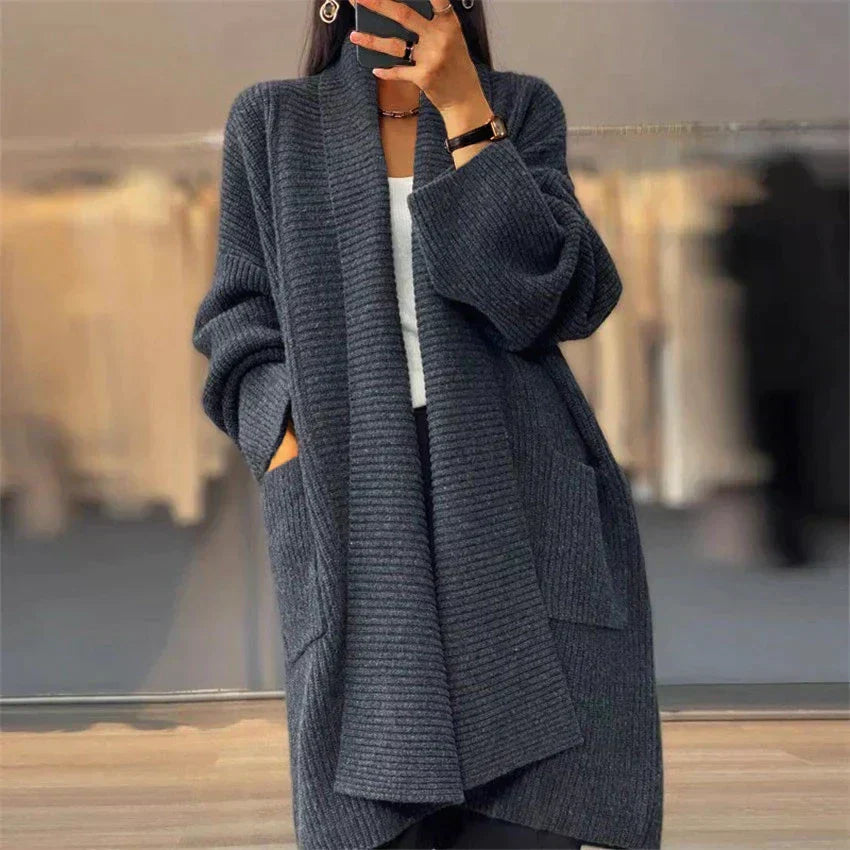 Quisha | Elegant Long Ladies Cardigan