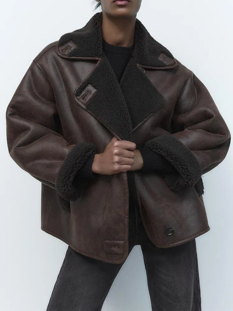 Fransis | Vintage Leather Women's Coat