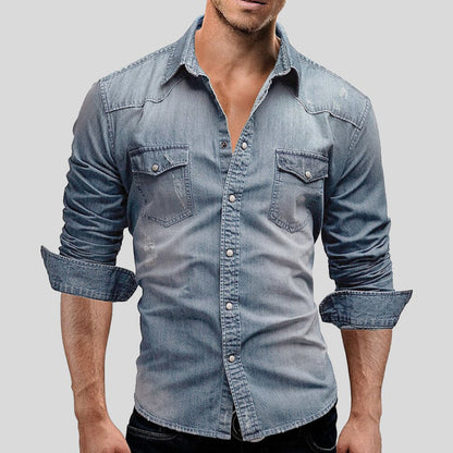 Carl | Stylish Denim Shirt