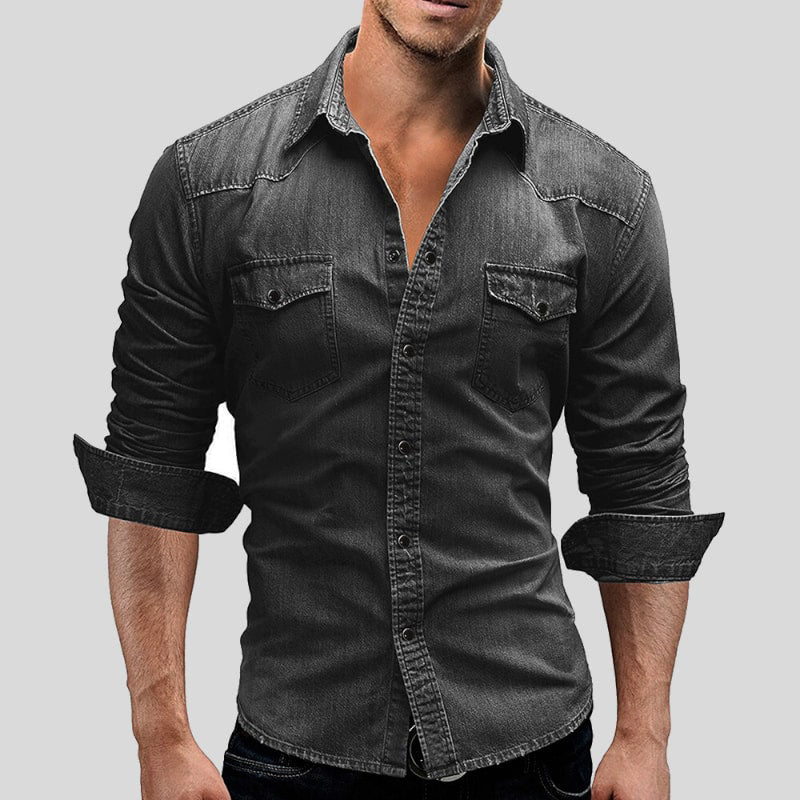 Carl | Stylish Denim Shirt