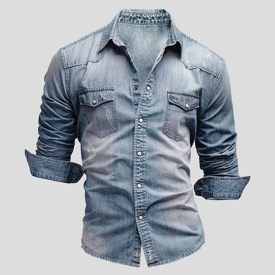 Carl | Stylish Denim Shirt