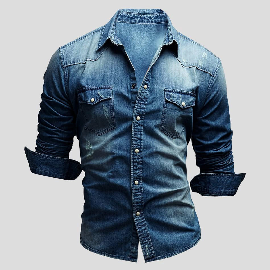 Carl | Stylish Denim Shirt