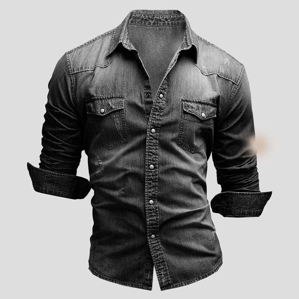 Carl | Stylish Denim Shirt