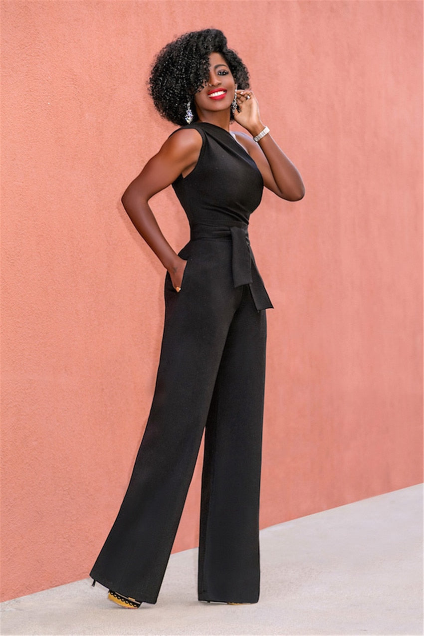 Daphne | Elegant Jumpsuit With One Shoulder