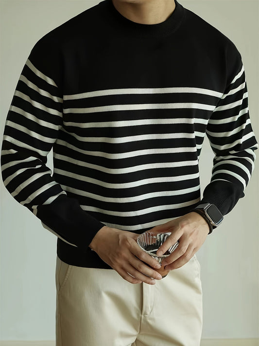 Ryfe | Striped Knitted Sweater