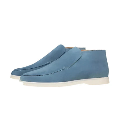 James | Suede High Top Loafers