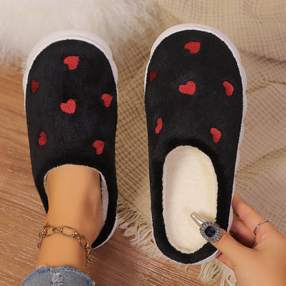 Warm Comfortable Heart slippers