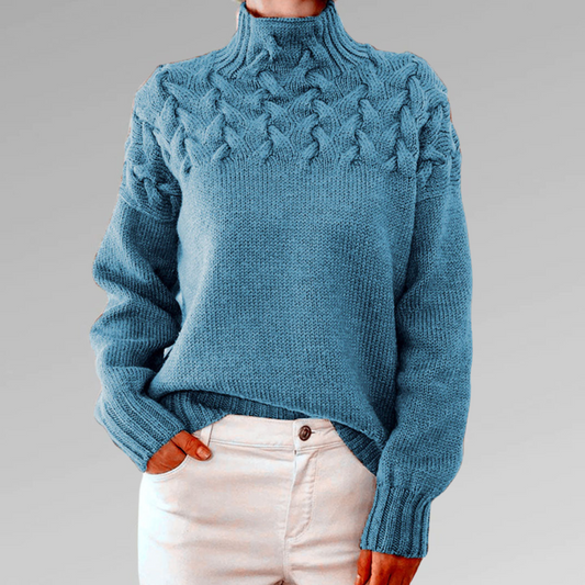 Anna | Oversized Knitted Turtleneck For Women