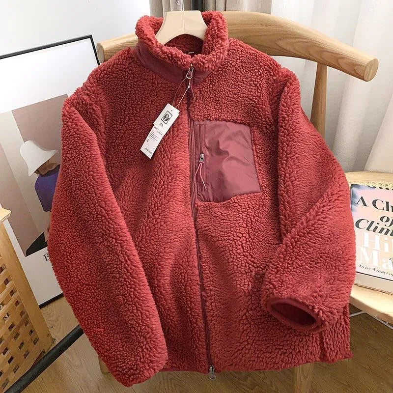 Warm Fleece Teddy Jacket For Men