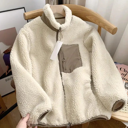 Warm Fleece Teddy Jacket For Men