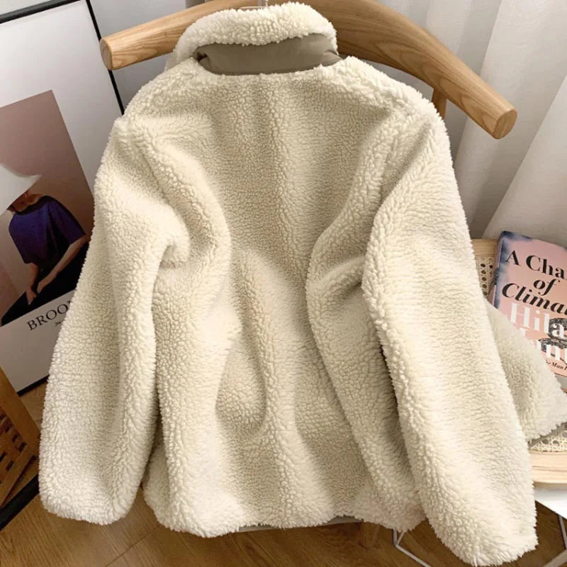 Warm Fleece Teddy Jacket For Men