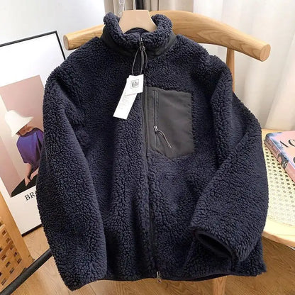 Warm Fleece Teddy Jacket For Men