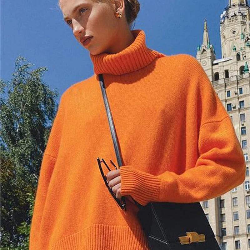 Polly | Oversized Turtleneck For Women