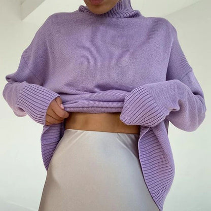 Polly | Oversized Turtleneck For Women