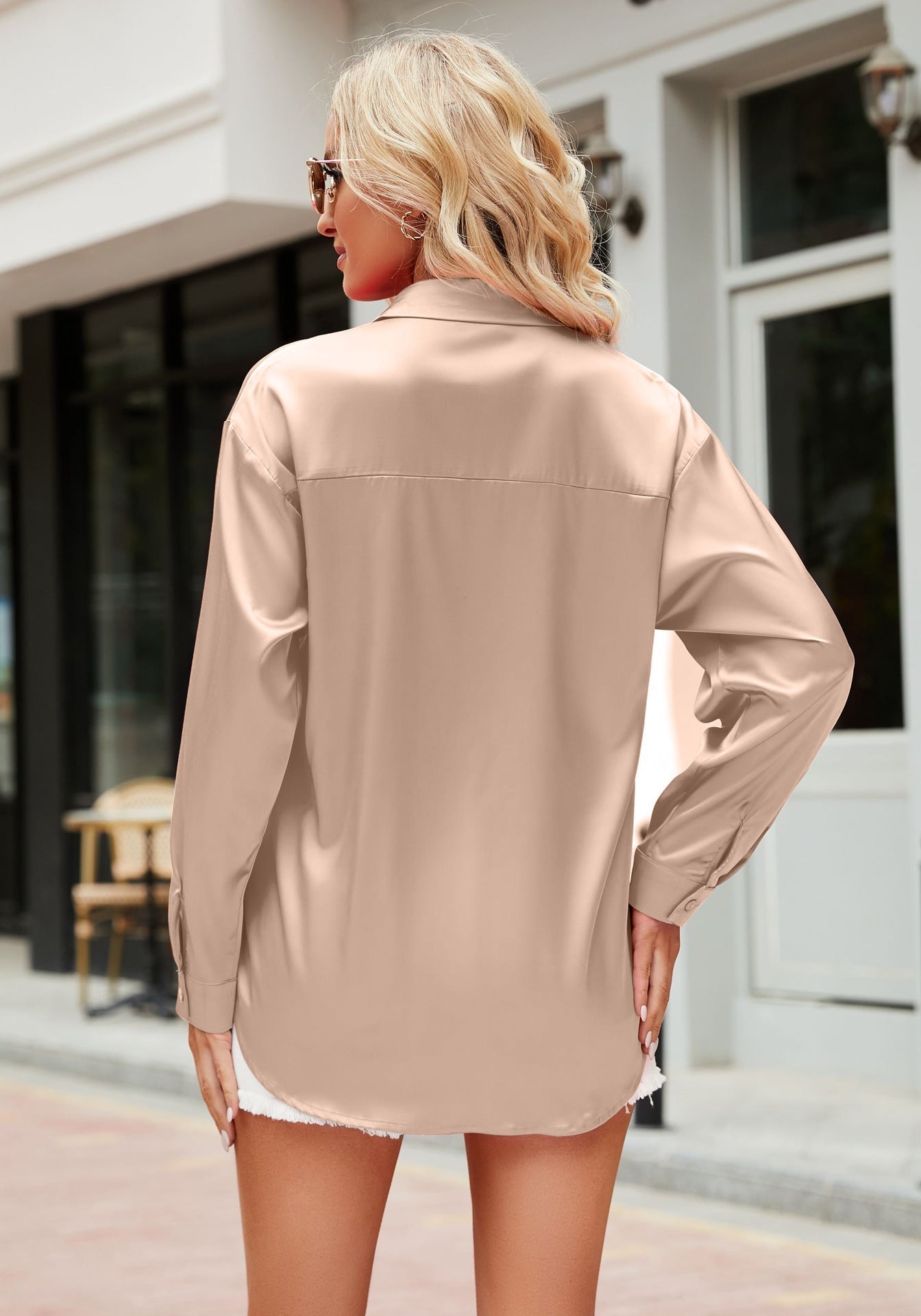 Ella | Elegant Satin Women's Blouse