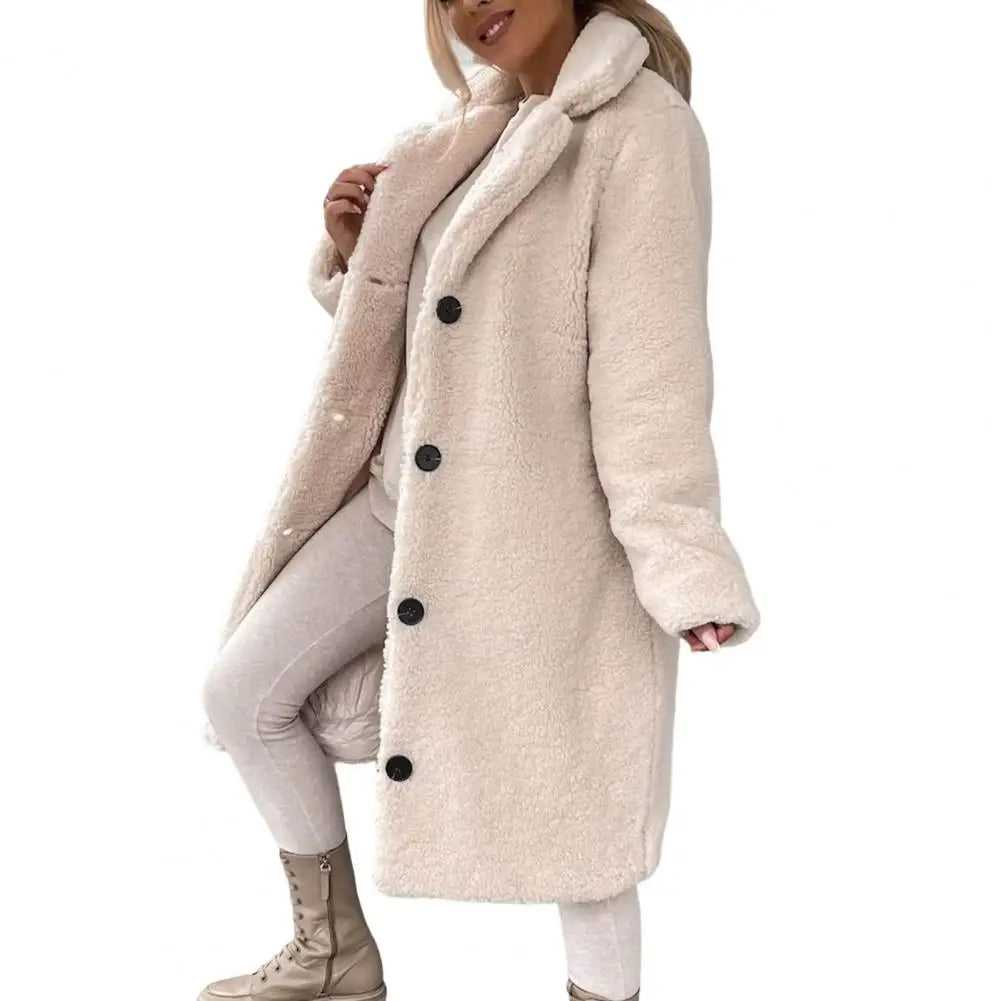 Leonie | Plush Long Jacket For Women