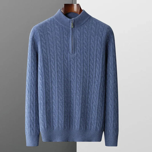 Josh | Knitted Stylish Halfzip Sweater For Men