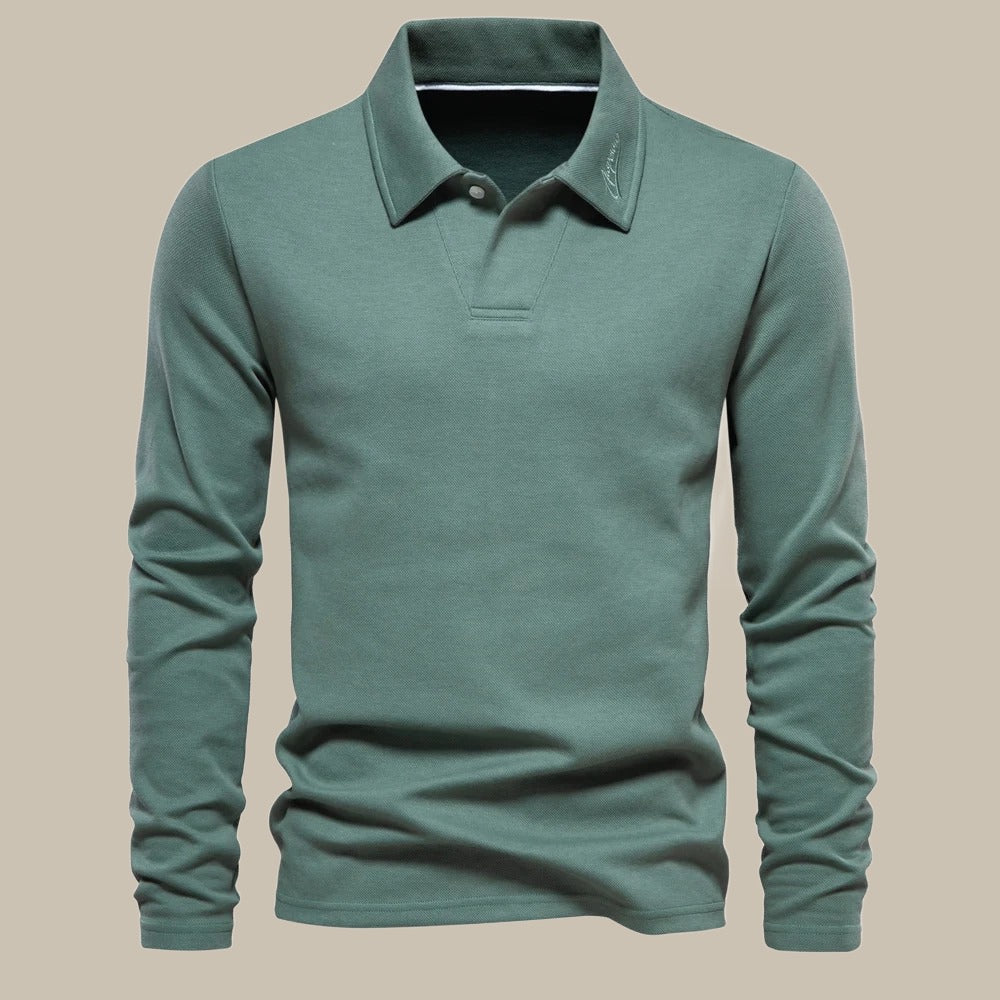 Arthur | Stylish Long-Sleeved Polo Shirt