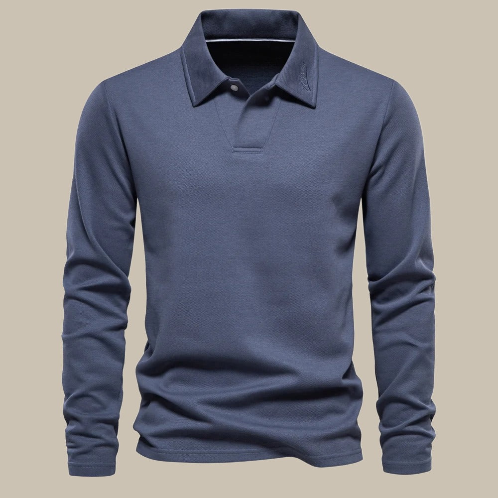 Arthur | Stylish Long-Sleeved Polo Shirt