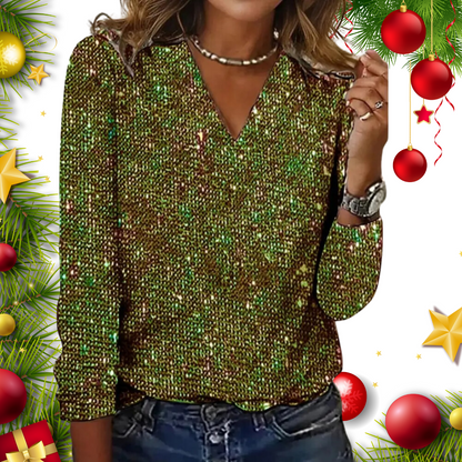 Yara | Elegant Glitter Top