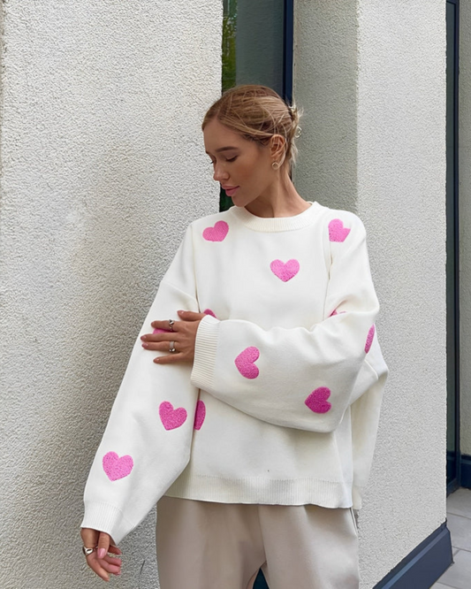 Jamy | Oversized Heart Jumper