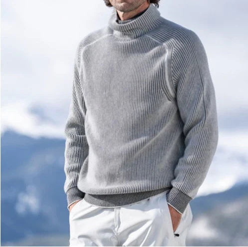 Gavin | Stylish Corduroy Turtleneck