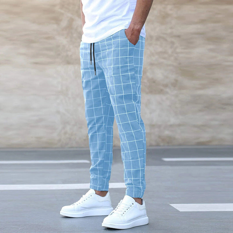 Alan | Chic Checkered Chinos