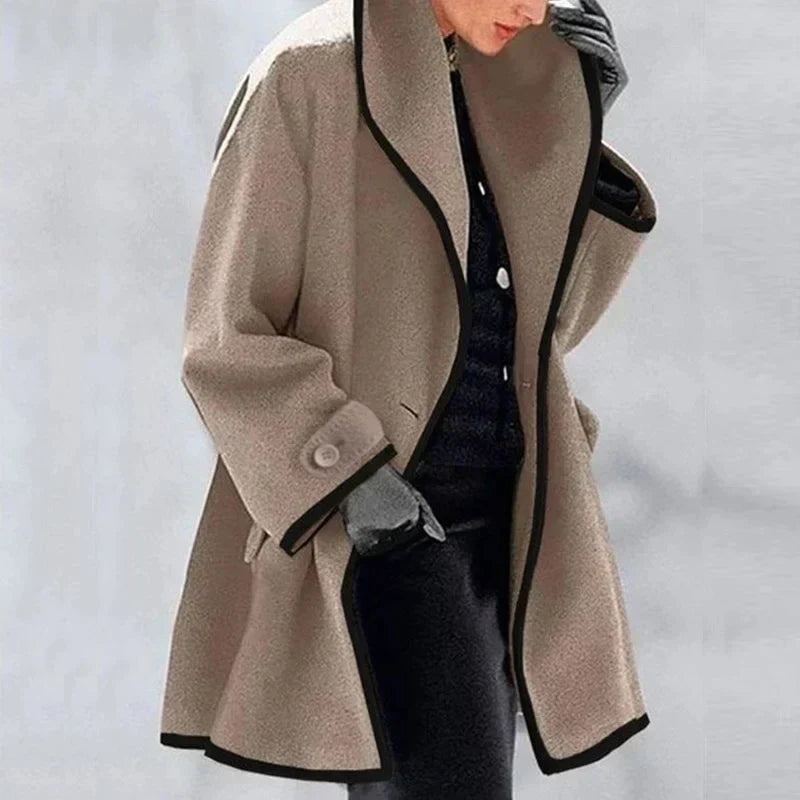 Amy | Fleece Coat With Large Collar