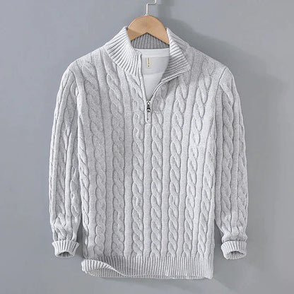 Harry | Stylish Knitted Halfzip-sweater