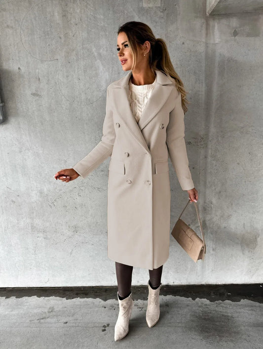 Vicky | Elegant Long Spring Coat