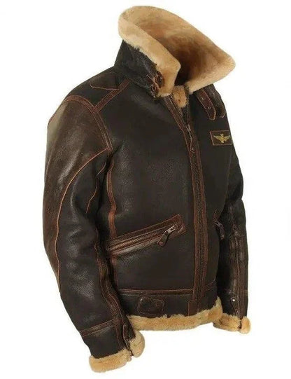 Warm Classic Pilot Jacket For Men